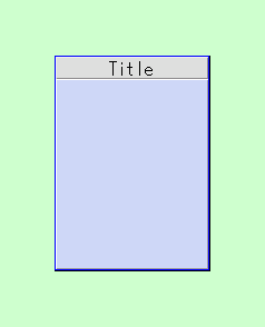 
Bevel frame with a title[SFZTitleBevelFrame]
