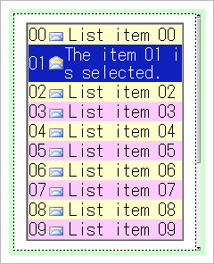 Flex list box control